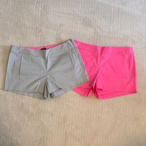 Women's Pink and Gray Shorts